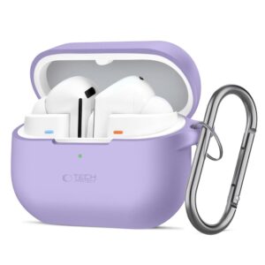 Tech-Protect szilikon tok Samsung Galaxy Buds 3 / 3 FE / 3 Pro készülékhez (lila)