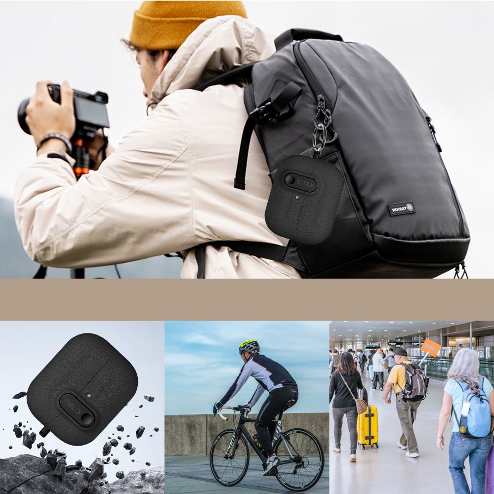iTok webáruház - Tech-Protect Tech-Protect Slim Hook tok Samsung Galaxy Buds 3 / 3 FE / 3 Pro (fekete) 8 Tech-Protect Slim Hook Case for Samsung Galaxy Buds 3 / 3 FE / 3 Pro (fekete)