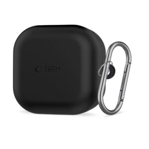 Tech-Protect szilikon kampós tok Samsung Galaxy Buds 4 / 4 Pro készülékhez (fekete)