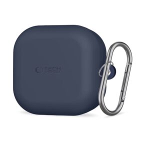 Tech-Protect szilikon tok Samsung Galaxy Buds 4 / 4 Pro készülékhez (sötétkék)