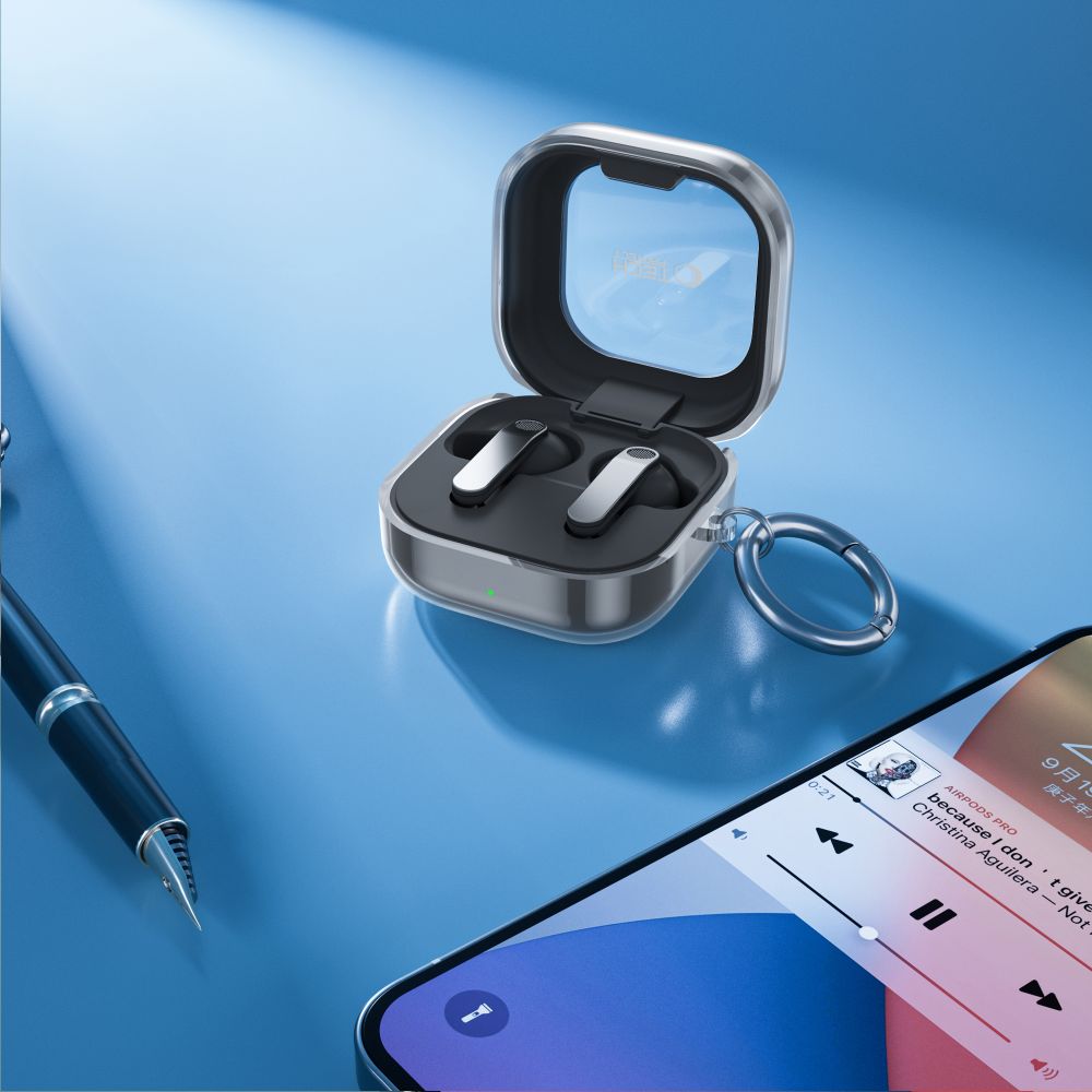 iTok webáruház - Tech-Protect Tech-Protect FlexAir tok Samsung Galaxy Buds 4 / Buds 4 Pro (átlátszó) 7 Tech-Protect FlexAir Case for Samsung Galaxy Buds 4 / Buds 4 Pro (átlátszó)