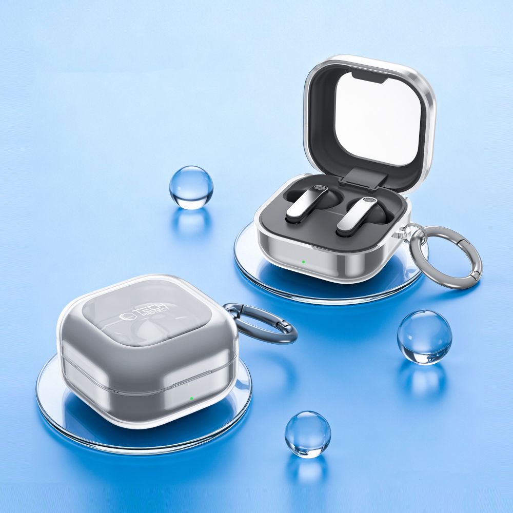 iTok webáruház - Tech-Protect Tech-Protect FlexAir tok Samsung Galaxy Buds 4 / Buds 4 Pro (átlátszó) 8 Tech-Protect FlexAir Case for Samsung Galaxy Buds 4 / Buds 4 Pro (átlátszó)