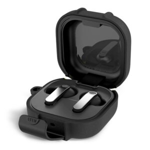 Tech-Protect Slim Hook tokvédő tok Samsung Galaxy Buds 4 / 4 Pro készülékhez (fekete)