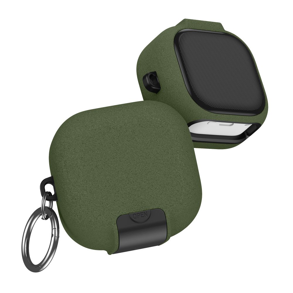 iTok webáruház - Tech-Protect Tech-Protect Slim Hook tok Samsung Galaxy Buds 4 / 4 Pro tok tok (zöld) 4 Tech-Protect Slim Hook Case for Samsung Galaxy Buds 4 / 4 Pro (zöld)