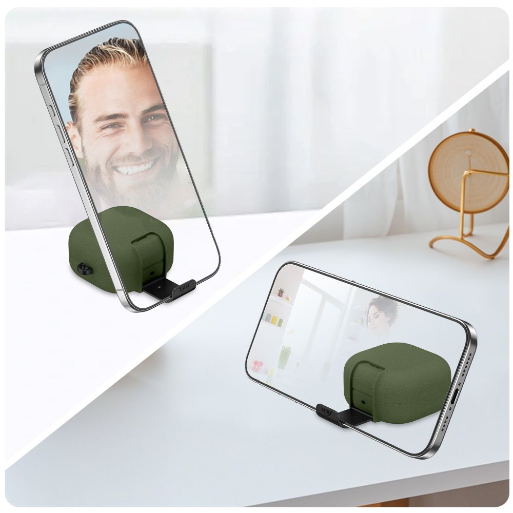 iTok webáruház - Tech-Protect Tech-Protect Slim Hook tok Samsung Galaxy Buds 4 / 4 Pro tok tok (zöld) 6 Tech-Protect Slim Hook Case for Samsung Galaxy Buds 4 / 4 Pro (zöld)