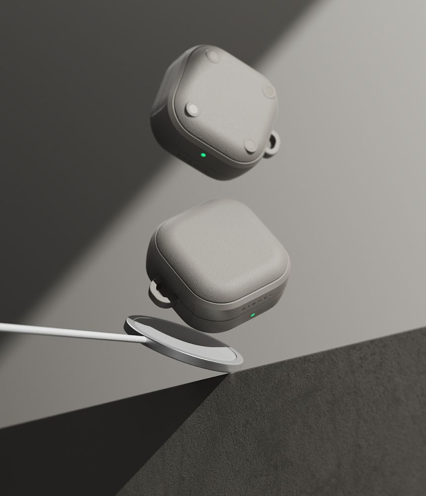 iTok webáruház - Samsung Ringke Onyx Magnetic tok Samsung Galaxy Buds 4 / 4 Pro (szürke) 3 Ringke Onyx Magnetic Case for Samsung Galaxy Buds 4 / 4 Pro (szürke)