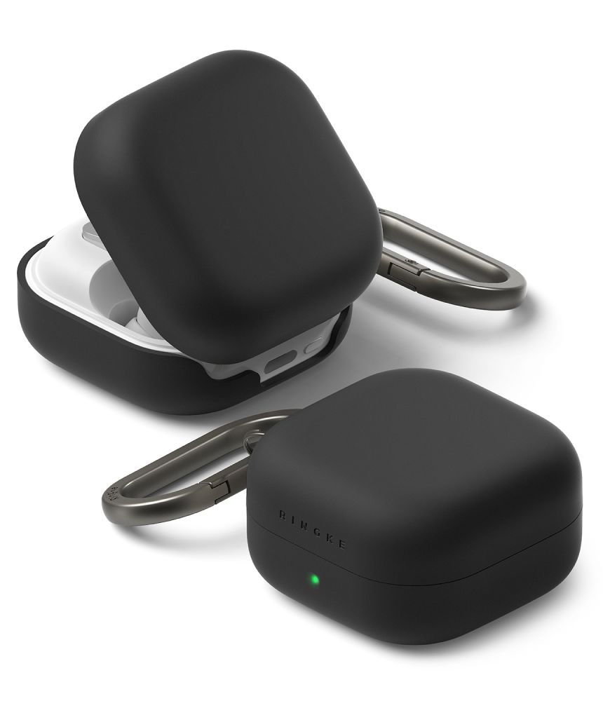 iTok webáruház - Samsung Ringke szilikon tok Samsung Galaxy Buds 4 / 4 Pro (fekete) 1 Ringke Silicone Case for Samsung Galaxy Buds 4 / 4 Pro (fekete)