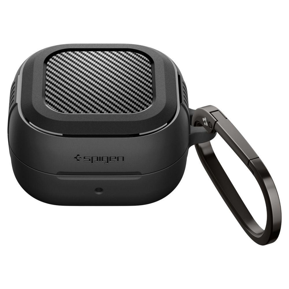 iTok webáruház - Samsung Spigen Rugged Armor tok Samsung Galaxy Buds 4 / 4 Pro (matt fekete) 2 Spigen Rugged Armor Case for Samsung Galaxy Buds 4 / 4 Pro (matt fekete)