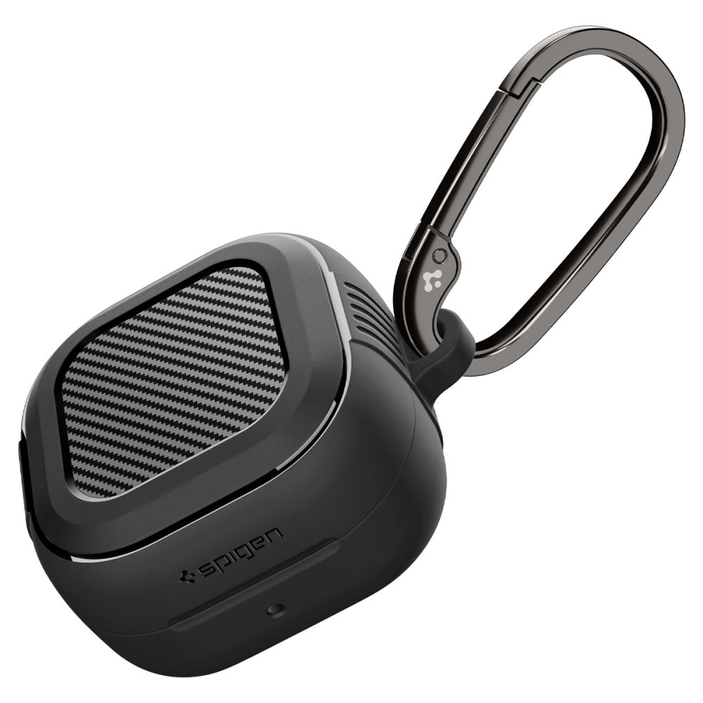 iTok webáruház - Samsung Spigen Rugged Armor tok Samsung Galaxy Buds 4 / 4 Pro (matt fekete) 4 Spigen Rugged Armor Case for Samsung Galaxy Buds 4 / 4 Pro (matt fekete)
