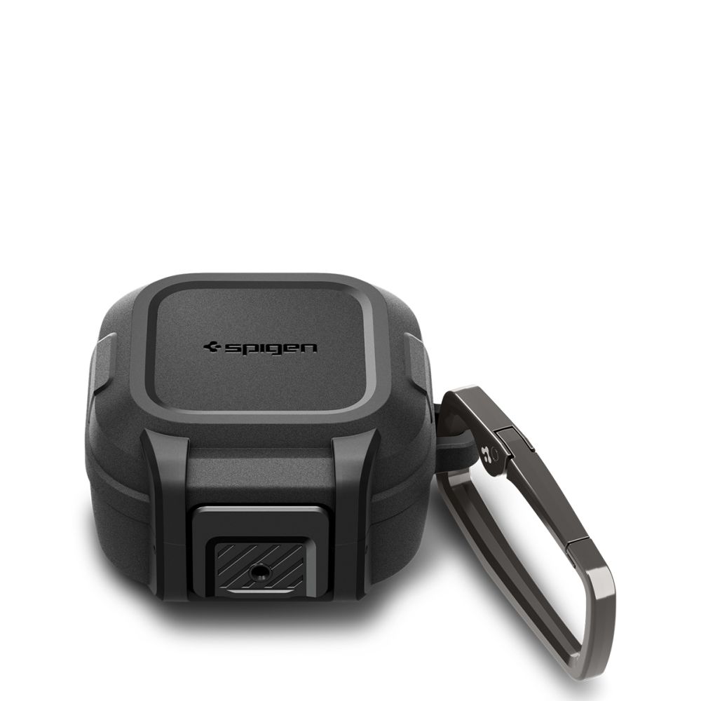 iTok webáruház - Samsung Spigen Lock Fit tok Samsung Galaxy Buds 4 / 4 Pro készülékhez (matt fekete) 2 Spigen Lock Fit Case for Samsung Galaxy Buds 4 / 4 Pro (matt fekete)