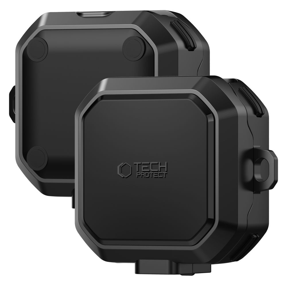 iTok webáruház - Tech-Protect Tech-Protect Carbonox MagSafe tok Samsung Galaxy Buds 4 / 4 Pro készülékhez (fekete) 3 Tech-Protect Carbonox MagSafe Case for Samsung Galaxy Buds 4 / 4 Pro (fekete)