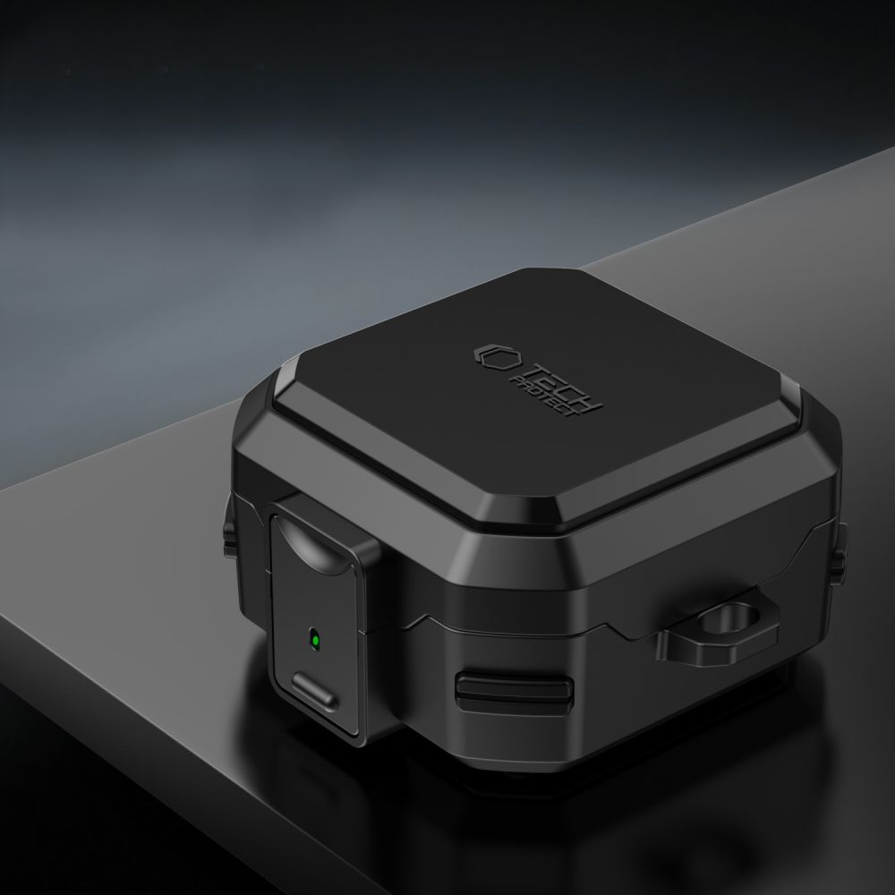 iTok webáruház - Tech-Protect Tech-Protect Carbonox MagSafe tok Samsung Galaxy Buds 4 / 4 Pro készülékhez (fekete) 4 Tech-Protect Carbonox MagSafe Case for Samsung Galaxy Buds 4 / 4 Pro (fekete)