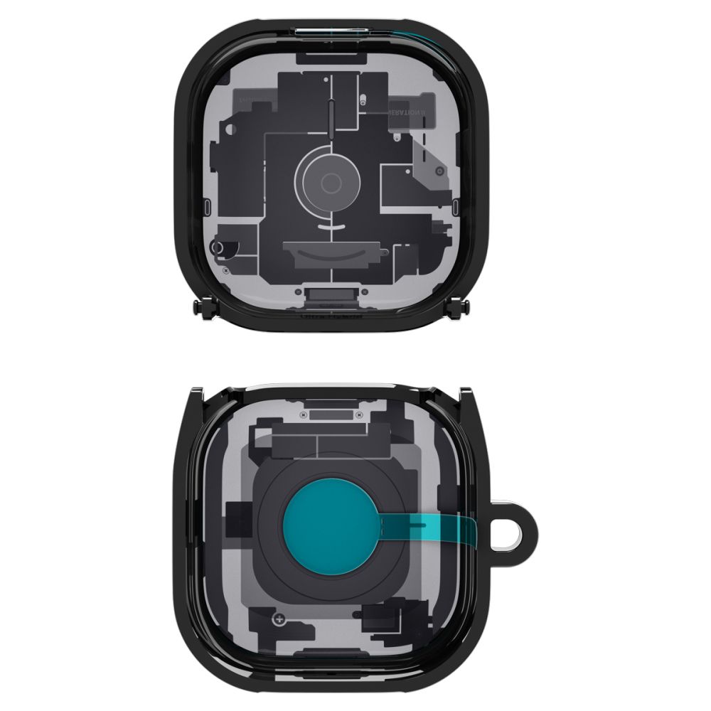 iTok webáruház - Samsung Spigen Ultra Hybrid Zero One tok Samsung Galaxy Buds 4 / 4 Pro (fekete) 4 Spigen Ultra Hybrid Zero One Case for Samsung Galaxy Buds 4 / 4 Pro (fekete)