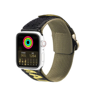 Dux Ducis Outdoor Version nylon szíj Apple Watch Ultra, SE, 8, 7, 6, 5, 4, 3, 2, 1 készülékekhez, sárga