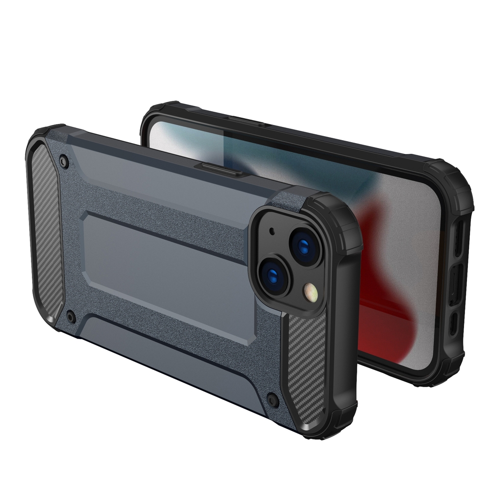 iTok webáruház - Hybrid Armor tok iPhone 13-hoz, arany 2 Hybrid Armor Case Tough Rugged Cover for iPhone 13 golden