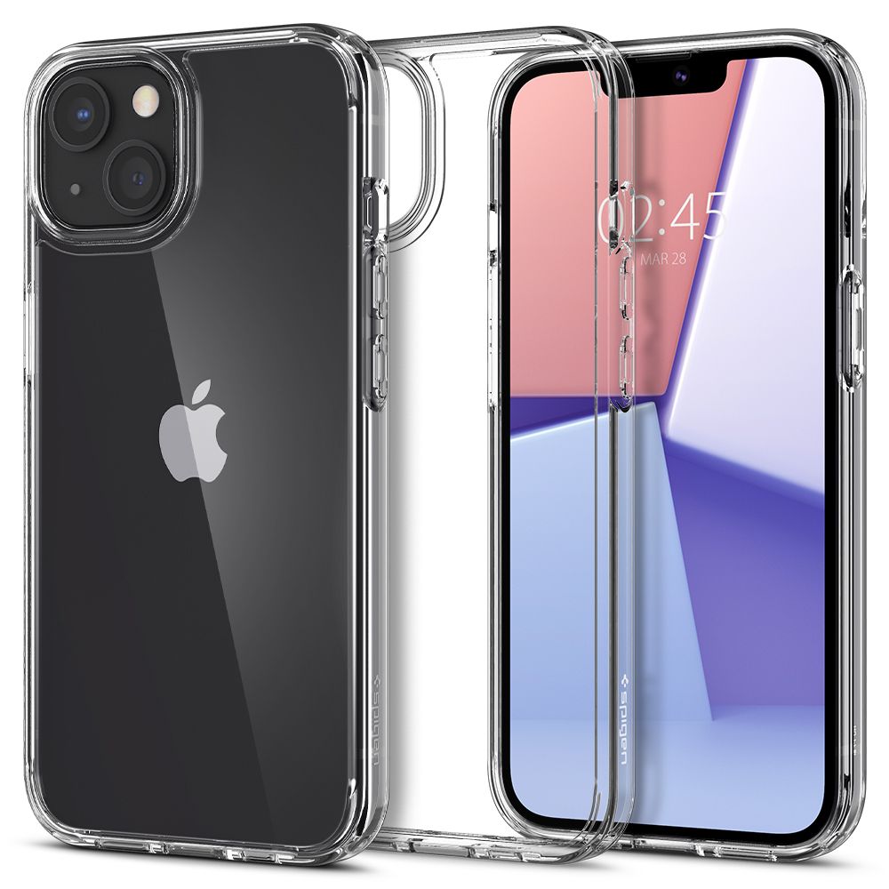 iTok webáruház - Spigen Spigen Ultra Hybrid tok iPhone 13-hoz (átlátszó) 8 Spigen Ultra Hybrid iPhone 13 Case (átlátszó)