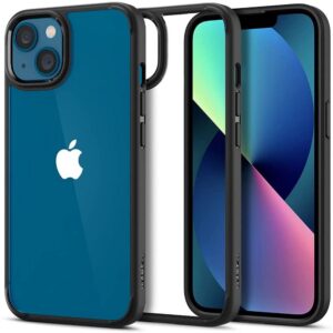 Spigen Ultra Hybrid tok iPhone 13 készülékhez (matt fekete)
