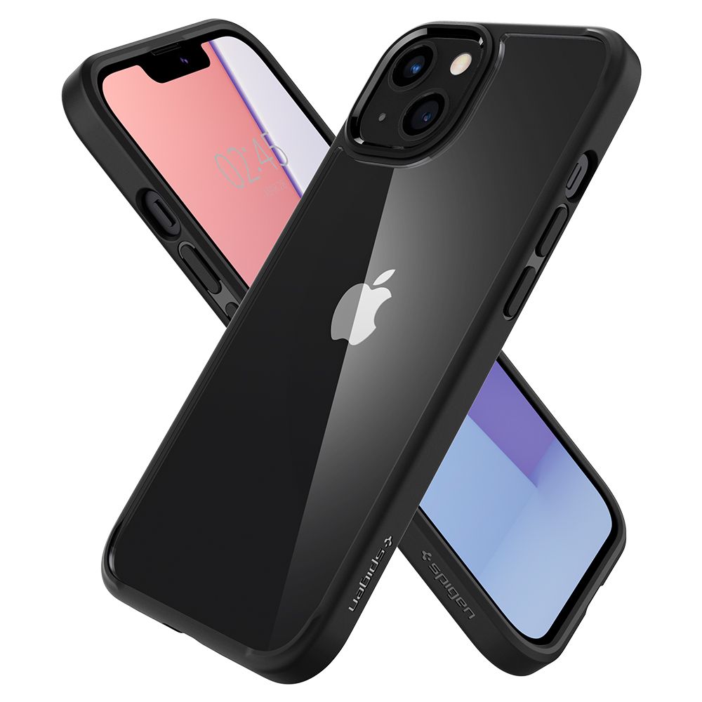 iTok webáruház - Spigen Spigen Ultra Hybrid tok iPhone 13 készülékhez (matt fekete) 6 Spigen Ultra Hybrid iPhone 13 Case (matt fekete)