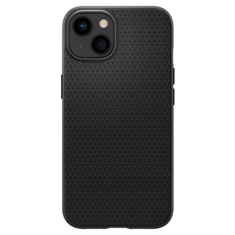iTok webáruház - Spigen Spigen Liquid Air tok iPhone 13-hoz (matt fekete) 2 Spigen Liquid Air iPhone 13 Case (matt fekete)