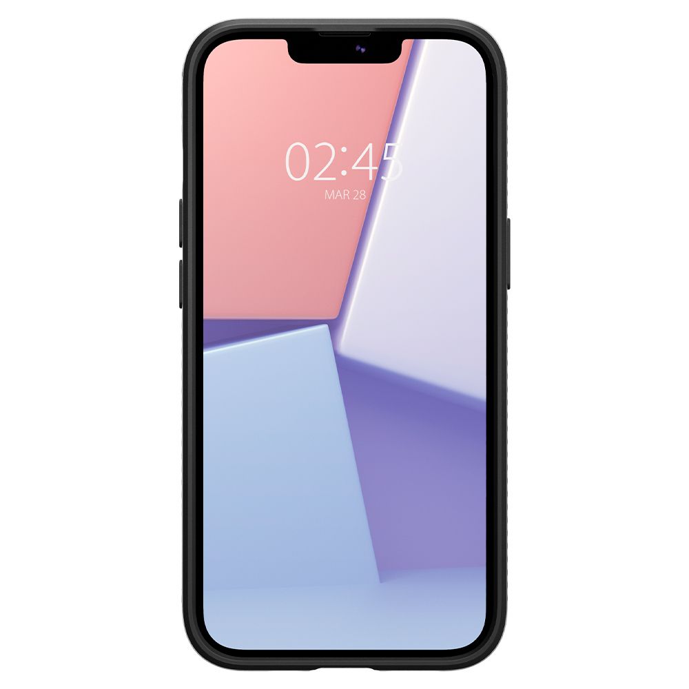 iTok webáruház - Spigen Spigen Liquid Air tok iPhone 13-hoz (matt fekete) 4 Spigen Liquid Air iPhone 13 Case (matt fekete)