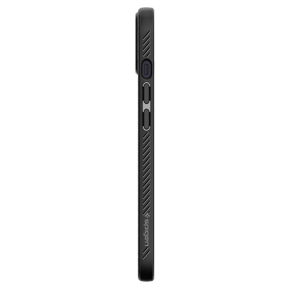 iTok webáruház - Spigen Spigen Liquid Air tok iPhone 13-hoz (matt fekete) 5 Spigen Liquid Air iPhone 13 Case (matt fekete)