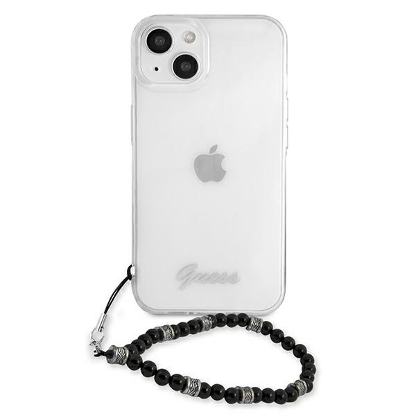 iTok webáruház - Guess Guess GUHCP13MKPSBK iPhone 13 6,1 hüvelykes átlátszó kemény tok – Black Pearl 3 Guess GUHCP13MKPSBK iPhone 13 6.1" Transparent hardcase Black Pearl