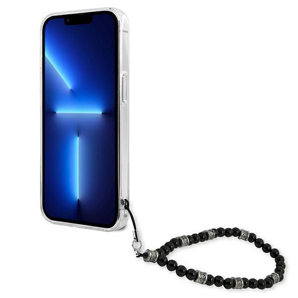 iTok webáruház - Guess Guess GUHCP13MKPSBK iPhone 13 6,1 hüvelykes átlátszó kemény tok – Black Pearl 5 Guess GUHCP13MKPSBK iPhone 13 6.1" Transparent hardcase Black Pearl