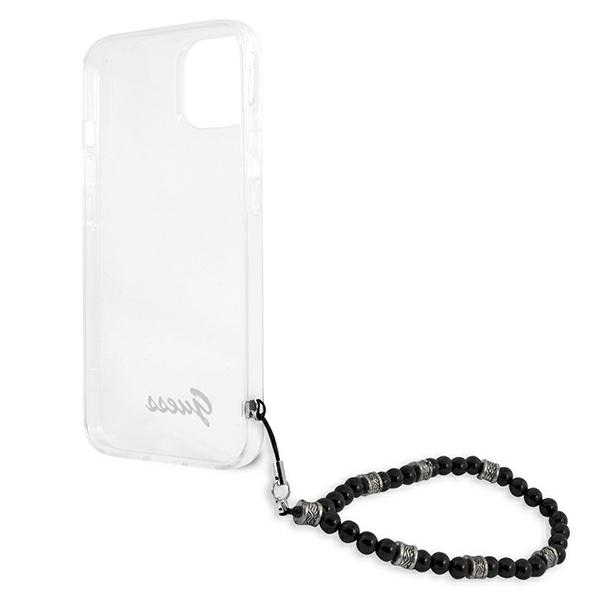 iTok webáruház - Guess Guess GUHCP13MKPSBK iPhone 13 6,1 hüvelykes átlátszó kemény tok – Black Pearl 7 Guess GUHCP13MKPSBK iPhone 13 6.1" Transparent hardcase Black Pearl