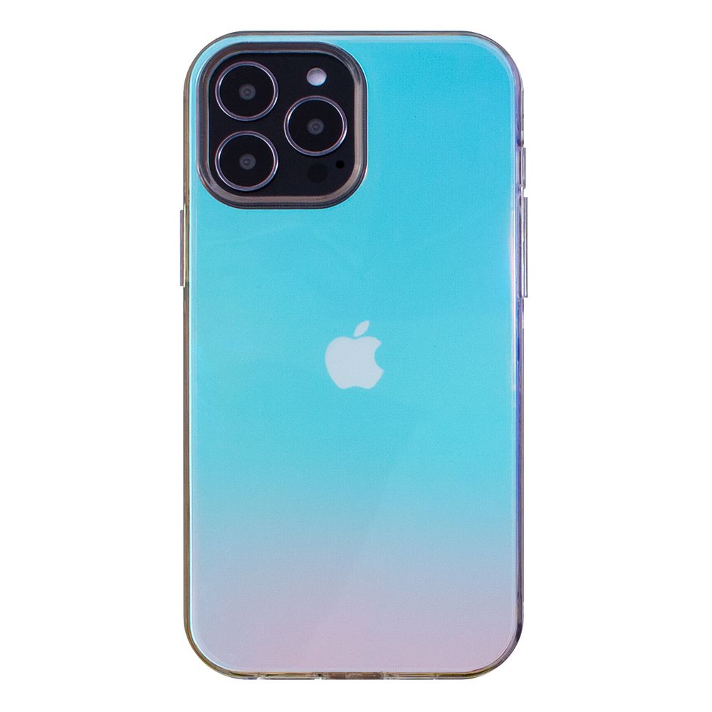 iTok webáruház - Aurora Case tok iPhone 13 készülékhez – kék 2 Aurora Case Case for iPhone 13 Neon Gel Blue Cover