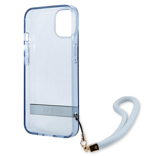 iTok webáruház - Guess Guess GUHCP13MHTSGSB iPhone 13 tok – kék 7 Guess GUHCP13MHTSGSB iPhone 13 6.1 "blue / blue hardcase Translucent Stap