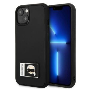 Karl Lagerfeld Ikonik Patch tok iPhone 13-hoz (fekete)