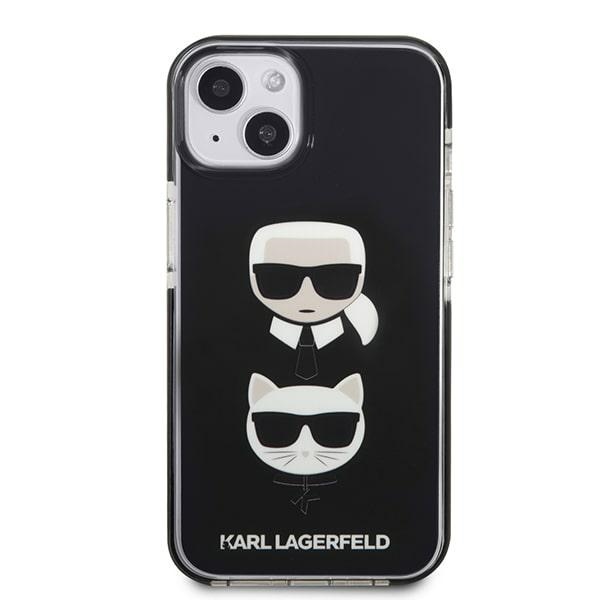 iTok webáruház - Karl Lagerfeld Karl Lagerfeld Karl&Choupette Head tok iPhone 13-hoz (fekete) 3 Karl Lagerfeld Karl&Choupette Head Case for iPhone 13 (fekete)