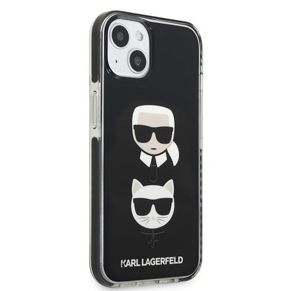 iTok webáruház - Karl Lagerfeld Karl Lagerfeld Karl&Choupette Head tok iPhone 13-hoz (fekete) 4 Karl Lagerfeld Karl&Choupette Head Case for iPhone 13 (fekete)