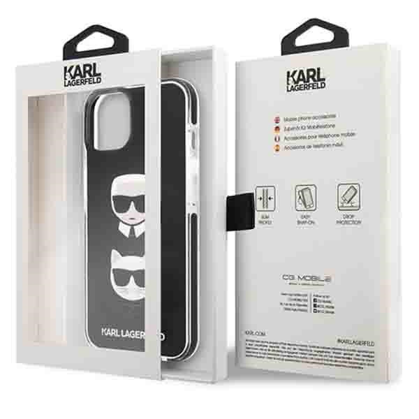 iTok webáruház - Karl Lagerfeld Karl Lagerfeld Karl&Choupette Head tok iPhone 13-hoz (fekete) 8 Karl Lagerfeld Karl&Choupette Head Case for iPhone 13 (fekete)