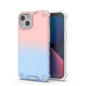 Hurtel Ombre Protect tok iPhone 13-hoz – rózsaszín-kék