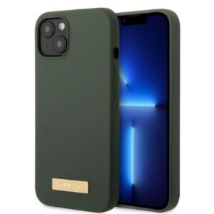 Guess GUHMP13MSBPLA iPhone 13 6,1 hüvelykes szilikon tok – zöld
