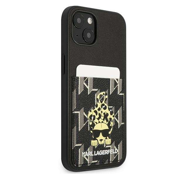 iTok webáruház - Karl Lagerfeld Karl Lagerfeld Karlimals Cardslot tok iPhone 13-hoz (fekete) 4 Karl Lagerfeld Karlimals Cardslot case for iPhone 13 (fekete)