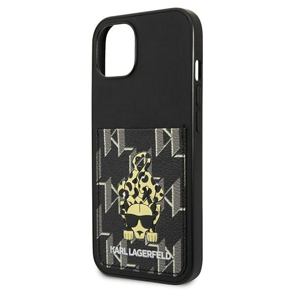 iTok webáruház - Karl Lagerfeld Karl Lagerfeld Karlimals Cardslot tok iPhone 13-hoz (fekete) 6 Karl Lagerfeld Karlimals Cardslot case for iPhone 13 (fekete)
