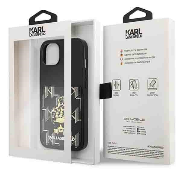iTok webáruház - Karl Lagerfeld Karl Lagerfeld Karlimals Cardslot tok iPhone 13-hoz (fekete) 8 Karl Lagerfeld Karlimals Cardslot case for iPhone 13 (fekete)