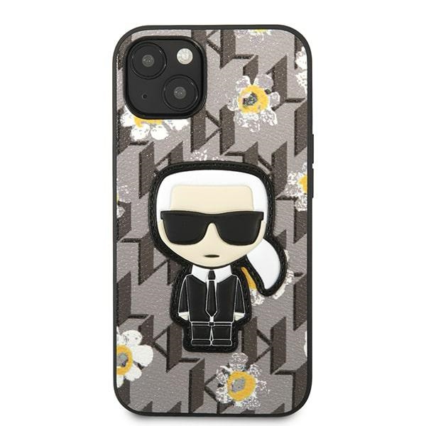 iTok webáruház - Karl Lagerfeld Karl Lagerfeld KLHCP13MPMNFIK1 Flower Ikonik Karl tok iPhone 13-hoz 3 Karl Lagerfeld KLHCP13MPMNFIK1 iPhone 13 6.1" grey/grey Flower Ikonik Karl