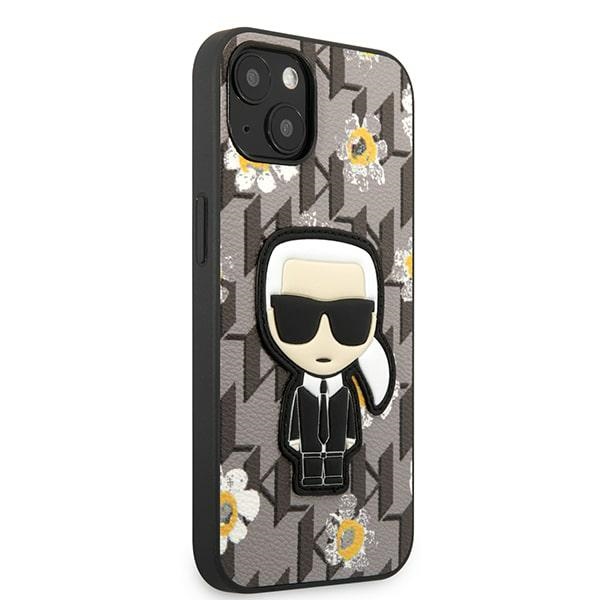 iTok webáruház - Karl Lagerfeld Karl Lagerfeld KLHCP13MPMNFIK1 Flower Ikonik Karl tok iPhone 13-hoz 4 Karl Lagerfeld KLHCP13MPMNFIK1 iPhone 13 6.1" grey/grey Flower Ikonik Karl