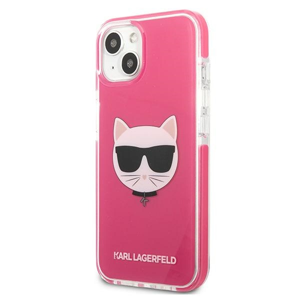 iTok webáruház - Karl Lagerfeld Karl Lagerfeld Choupette Head tok iPhone 13-hoz (fukszia) 2 Karl Lagerfeld Choupette Head case for iPhone 13 (fukszia)