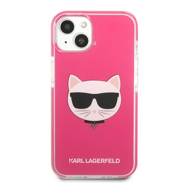 iTok webáruház - Karl Lagerfeld Karl Lagerfeld Choupette Head tok iPhone 13-hoz (fukszia) 3 Karl Lagerfeld Choupette Head case for iPhone 13 (fukszia)