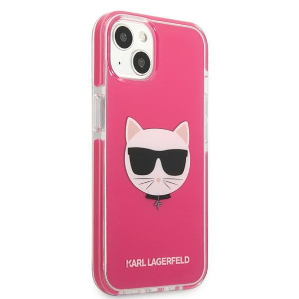 iTok webáruház - Karl Lagerfeld Karl Lagerfeld Choupette Head tok iPhone 13-hoz (fukszia) 4 Karl Lagerfeld Choupette Head case for iPhone 13 (fukszia)
