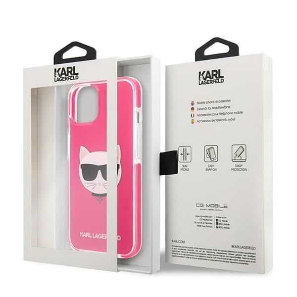 iTok webáruház - Karl Lagerfeld Karl Lagerfeld Choupette Head tok iPhone 13-hoz (fukszia) 8 Karl Lagerfeld Choupette Head case for iPhone 13 (fukszia)
