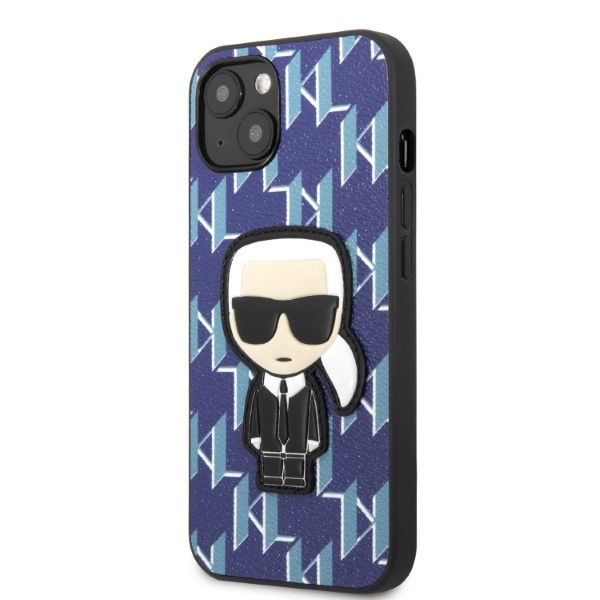 iTok webáruház - Karl Lagerfeld Karl Lagerfeld KLHCP13MPMNIKBL Monogram Ikonik Patch tok iPhone 13 6,1 hüvelykes készülékhez, kék 2 Karl Lagerfeld KLHCP13MPMNIKBL iPhone 13 6.1" hardcase blue/blue Monogram Ikonik Patch