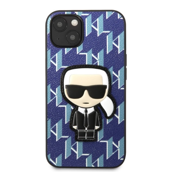 iTok webáruház - Karl Lagerfeld Karl Lagerfeld KLHCP13MPMNIKBL Monogram Ikonik Patch tok iPhone 13 6,1 hüvelykes készülékhez, kék 3 Karl Lagerfeld KLHCP13MPMNIKBL iPhone 13 6.1" hardcase blue/blue Monogram Ikonik Patch