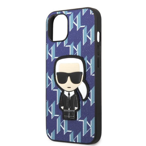iTok webáruház - Karl Lagerfeld Karl Lagerfeld KLHCP13MPMNIKBL Monogram Ikonik Patch tok iPhone 13 6,1 hüvelykes készülékhez, kék 6 Karl Lagerfeld KLHCP13MPMNIKBL iPhone 13 6.1" hardcase blue/blue Monogram Ikonik Patch
