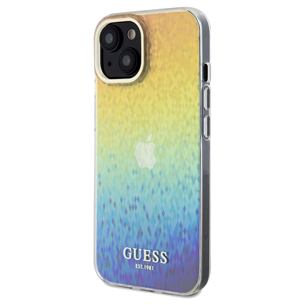 iTok webáruház - Guess Guess IML Faceted Mirror Disco Iridescent tok iPhone 14 / 15 / 13 készülékhez (többszínű) 2 Guess IML Faceted Mirror Disco Iridescent case for iPhone 14 / 15 / 13 (többszínű)