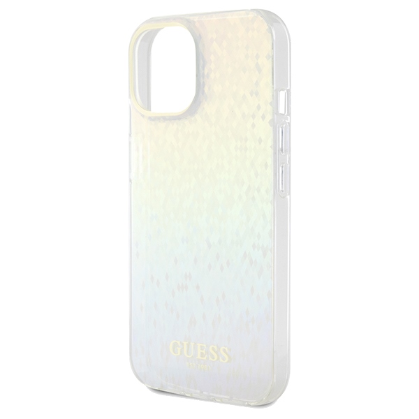 iTok webáruház - Guess Guess IML Faceted Mirror Disco Iridescent tok iPhone 14 / 15 / 13 készülékhez (többszínű) 6 Guess IML Faceted Mirror Disco Iridescent case for iPhone 14 / 15 / 13 (többszínű)